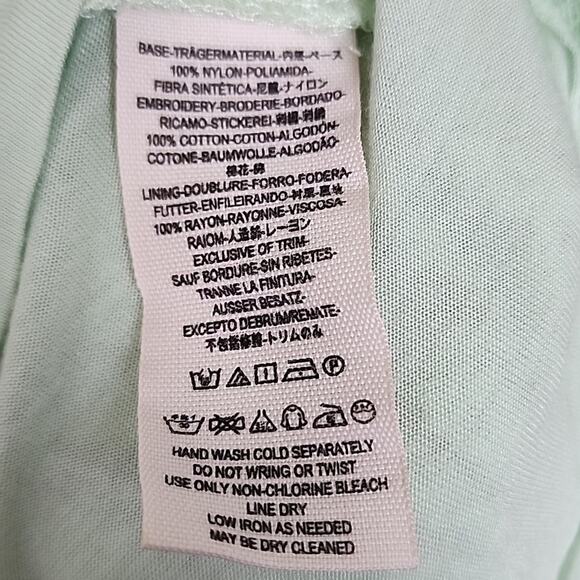 Free People Mint Reign Over Me Damask Brocade Size 6 Dress - Picture 4 of 6